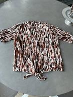 Nieuwe bruin/witte Melting Stockholm blouse, maat L, Kleding | Dames, Bruin, Verzenden, Maat 42/44 (L), Nieuw
