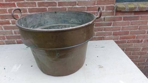 Antieke koperen ton., Antiek en Kunst, Antiek | Koper en Brons, Koper, Ophalen