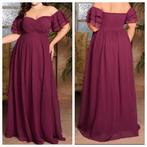 nieuwe galajurk maat 46/48 bordeaux, Kleding | Dames, Gelegenheidskleding, Galajurk, Maat 46/48 (XL) of groter, All2wish4, Nieuw