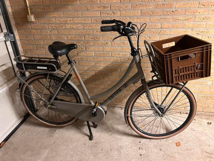 Cortina EU4 E-bike Dames 61cm accu reageert wisselend, Fietsen en Brommers, Elektrische fietsen, Gebruikt, Cortina, 59 cm of meer