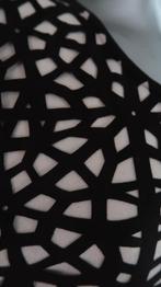 Yours prachtige jurk met suedine zwart creme, Yours, Zwart, Maat 42/44 (L), Ophalen of Verzenden