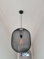 Zwarte metalen hanglamp, 50 tot 75 cm, Ophalen of Verzenden, Zo goed als nieuw, Metaal