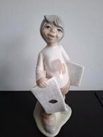 Tengra Porseleinen Beeld Krantenjongen, Antiek en Kunst, Ophalen of Verzenden