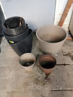 Bloempotten, Tuin en Terras, Bloempotten, Ophalen of Verzenden, Gebruikt, Rond, Minder dan 25 cm