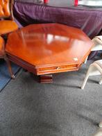 Nette noten 8 kantige salon tafel met lades, Ophalen
