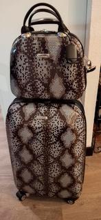 Dames Koffer / trolley met beautycase, Ophalen of Verzenden, Nieuw, 30 cm of meer, Wieltjes