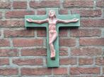 St.lucas-gouda terracotta aardewerk kruis crucifix, Antiek en Kunst, Ophalen