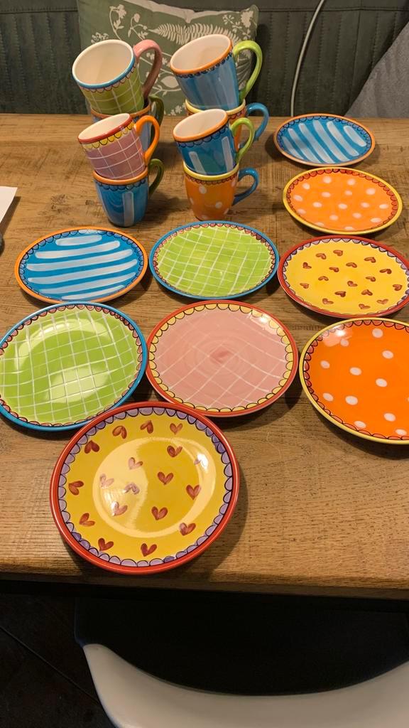 Blond Amsterdam servies, Huis en Inrichting, Keuken | Servies, Gebruikt, Kop(pen) en/of Schotel(s), Blond Amsterdam, Aardewerk