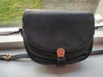 Zwarte leren Etienne Aigner vintage handtas, Handtas, Gebruikt, Ophalen of Verzenden, Zwart