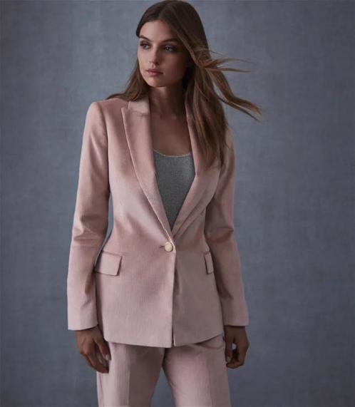 Reiss Carie Jacket Corduroy Tailored Blazer - Size 8 / S /36, Kleding | Dames, Jasjes, Kostuums en Pakken, Nieuw, Jasje, Maat 36 (S)