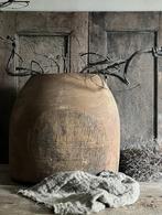 Robuuste houten pot, Huis en Inrichting, Woonaccessoires | Overige, Ophalen of Verzenden, Nieuw