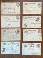 BAYERN 8 GELOPEN BRIEFKAARTEN 1880-1905/ E41, Ophalen of Verzenden