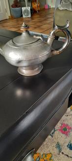 Antieke theepot van Shaw en Fisher Sheffield, Antiek en Kunst, Antiek | Tin, Ophalen of Verzenden