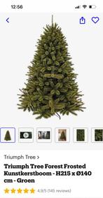 Kunstkerstboom Triumph tree forest frosted 215hx140 doorsnee, Diversen, Kerst, Ophalen of Verzenden, Zo goed als nieuw