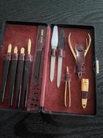 Vintage manicureset in doos, Antiek en Kunst, Ophalen of Verzenden