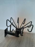 zwart metalen wandkapstok, Gebruikt, Minder dan 100 cm, Metaal, Ophalen