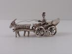 Zilveren miniatuur Bokkenwagen                          Z130