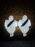 Set michelin pop / poppen 26cm met blauwe band led en steun, Ophalen of Verzenden, Nieuw, Reclamebord