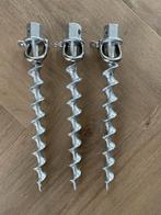 3 zware aluminium schroefharingen, Ophalen of Verzenden, Nieuw