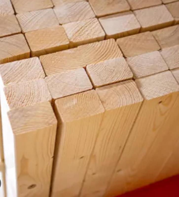 Ribben kepers regels 2x3, Doe-het-zelf en Verbouw, Hout en Planken, Zo goed als nieuw, Balk, Overige houtsoorten, 300 cm of meer