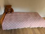Sissy-Boy katoenen plaid woondeken zalmroze, Huis en Inrichting, Woonaccessoires | Plaids en Woondekens, Ophalen of Verzenden