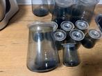Glazen Kruidenpotjes Set, Huis en Inrichting, Ophalen, Zo goed als nieuw