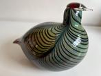 Iittala Bird Oiva Toikka Nuutajärvi Lichtgroen Fazant 1970, Antiek en Kunst, Kunst | Designobjecten, Ophalen of Verzenden