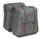 Dubbele fietstas grijs New Looxs Alba, Fietsen en Brommers, Ophalen of Verzenden, Gebruikt, New Looxs