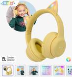 Koptelefoon kids lichtgevende kattenoren Bluetooth, Overige merken, Nieuw, Ophalen of Verzenden, Over oor (circumaural)