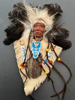 Vintage Indianen Hoofdtooi Broche, Ophalen of Verzenden