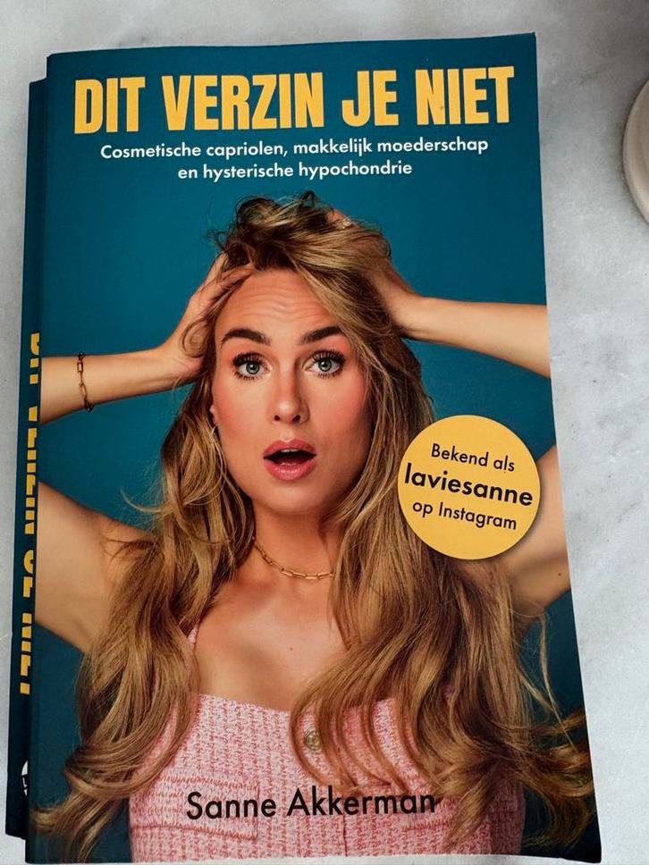 Dit verzin je niet - Sanne Akkerman, Boeken, Romans, Zo goed als nieuw, Nederland, Ophalen of Verzenden