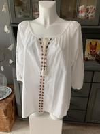 Mooie wijde hippie boho top van Broadway maat S, Kleding | Dames, Maat 38/40 (M), Douwenmaat 8-3 Meppel, Info@again.nu, Wit