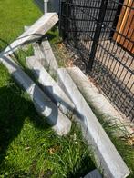 Gratis beton banden opsluit banden 5 van 1 bij 10 bij 20, Tuin en Terras, Tuinhekken en Hekwerk, Ophalen, Zo goed als nieuw, IJzer