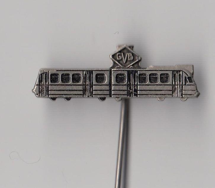 GVB Amsterdam Gemeentelijk Vervoersbedrijf speldje, Verzamelen, Speldjes, Pins en Buttons, Gebruikt, Speldje of Pin, Overige onderwerpen