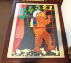 KUIFJE poster ( ingelijst ), Rechthoekig Staand, Met lijst, Ophalen of Verzenden, Zo goed als nieuw