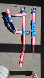 Halsband en Harnas met Amerikaanse vlag, Ophalen of Verzenden, Handgemaakt, Nieuw