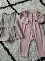 2 mooie jumpsuits draagmt 80: Zara en H&M!, Kinderen en Baby's, Babykleding | Maat 80, Meisje, Gebruikt, Ophalen of Verzenden