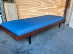 Vintage teakhouten daybed, Ophalen, Gebruikt, Eenpersoons, Minder dan 150 cm