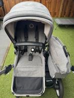Bugaboo Donkey 3 Duo Grey Melange + Regenhoes & Organizer, Gebruikt, Ophalen, Kinderwagen, Duowagen