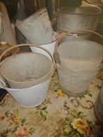 Verschillende oude melkemmers, Antiek en Kunst, Curiosa en Brocante, Ophalen