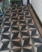 15,5m2 antieke Escher motief tegels 25x25x2,5cm., Tuin en Terras, Tegels en Klinkers, Ophalen, Overige materialen, Gebruikt, Overige typen