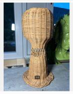 Rieten Hoedenstandaard / Display voor hoed pet pruik, Ophalen of Verzenden