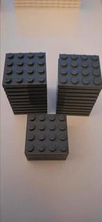 Lego plaatjes 4x4 donker grijs - 25 stuks, Ophalen of Verzenden, Zo goed als nieuw