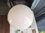 Lampen xl maat gispen bol lamp 40h 33 doorsnede, Huis en Inrichting, Lampen | Hanglampen, Ophalen, Gebruikt, Antiek deco, Glas