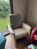 Gebruikte leren stoel - Comfortabel!, Huis en Inrichting, Fauteuils, Ophalen, Gebruikt, Minder dan 75 cm, Leer