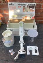 Braun Minipimet Compact set te koop., Witgoed en Apparatuur, Ophalen of Verzenden, Zo goed als nieuw, 3 snelheden of meer