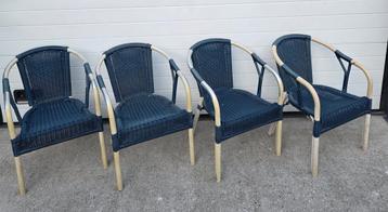 20 x Wicker terrasstoelen horeca terras cafe bistro stoelen beschikbaar voor biedingen