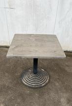 7 stuks horeca terrastafels bistro gietijzer 80x80 gebruikt, Ophalen, Gebruikt
