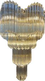 Novaresi kroonluchter Murano glazen pegels Hollywood Regency, Ophalen, Zo goed als nieuw, Glas