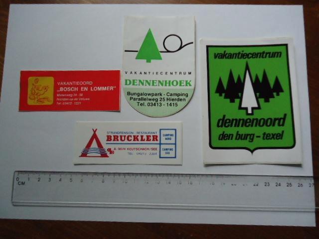 sticker oud Camping camper kamperen vintage veluwe hierden, Verzamelen, Stickers, Zo goed als nieuw, Bedrijf of Vereniging, Verzenden